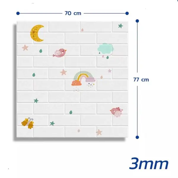 Review Wallpaper Dinding Foam Motif Anak Termurah