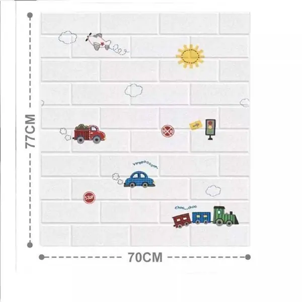 Review Wallpaper Dinding Foam Motif Anak Termurah