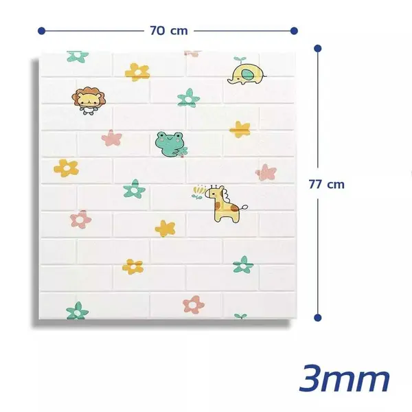 Review Wallpaper Dinding Foam Motif Anak Termurah