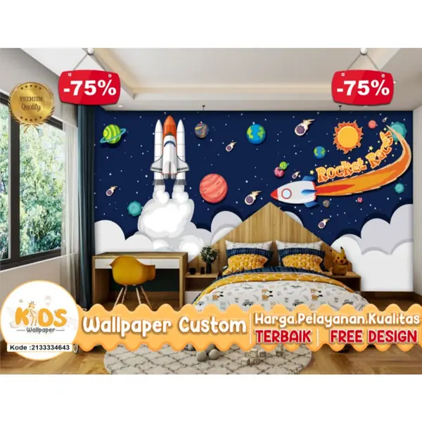 Review Wallpaper Dinding Custom 3D Tema Animals