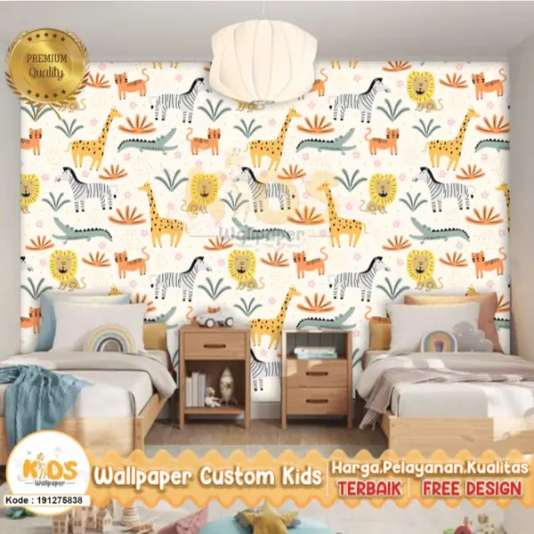 13 Ide Motif Wallpaper Kamar Anak Sesuai Minat dan Usia