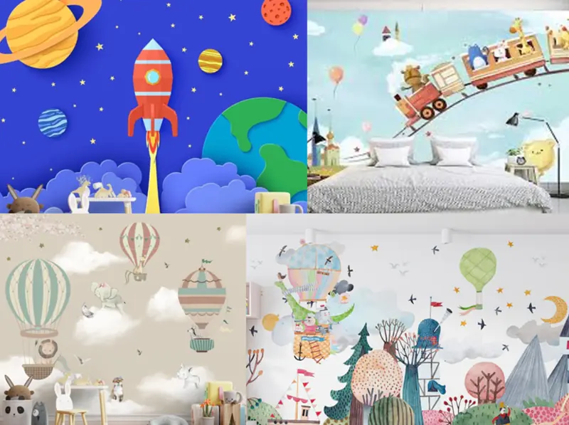 13 Ide Motif Wallpaper Kamar Anak Sesuai Minat dan Usia